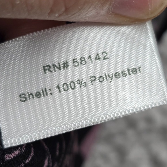 Boston‎ Proper Shirt Womens 6 Black Pink Sheer Bell Sleeve Whimsigoth Witchy Y2K - Picture 6 of 13